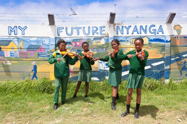 Learners of Hlengisa Secondary School  (Photo - Daniel Thierry)